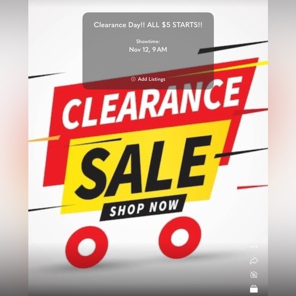 21-40 Clearance Show Wednesday Nov 12th 9am cdt $5 STARTS. BRAND NAMES - Picture 1 of 1